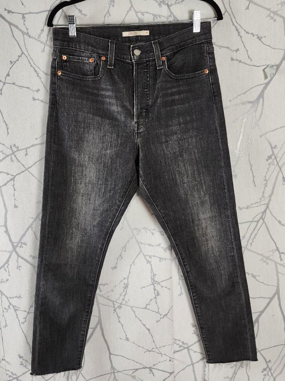Levi's Black Wash High Rise Wedgie Skinny Jeans